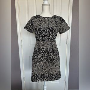 H&M embroidered detail mini dress